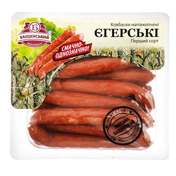 Ковбаски Бащинский Єгерські напівкопчені 1 сорт 240г - купити, ціни на METRO - фото 2