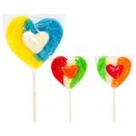 Funny Pops Heart-shaped Lollipops 40g