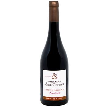 Вино Saint Germain Vieilles Vignes Bourgogne Pinot Noir красное сухое 13% 0,75л - купить, цены на WINETIME - фото 1