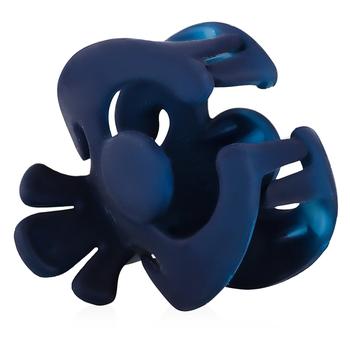 Dini Matte Style Figured Mini Blue Hairpin Crab For Hair d-910