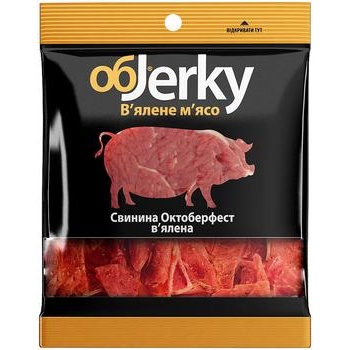 Свинина Обjerky Октоберфест в'ялена 25г - купити, ціни на NOVUS - фото 1