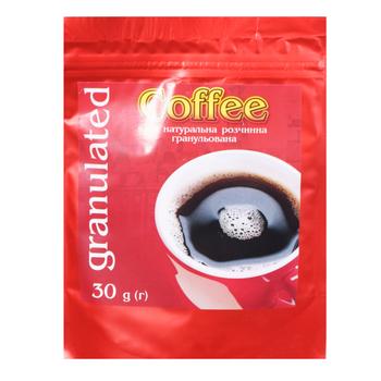 Uno Coffee Granulated Instant Coffee 30g - buy, prices for COSMOS - photo 1