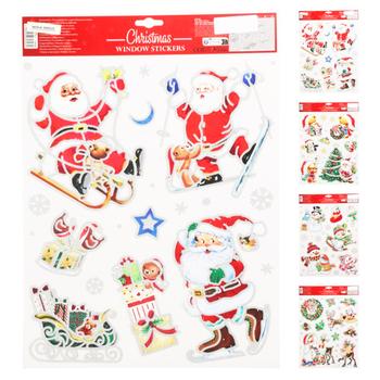 Koopman New Year Window Stickers in Assortment - buy, prices for NOVUS - photo 1