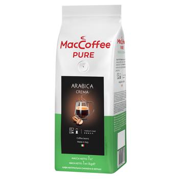 Кофе в зернах MacCoffee Pure Arabica Crema 1кг - купить, цены на Идеал - фото 1