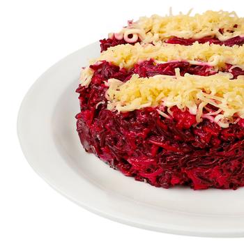 With Cheese Beetroot Salad