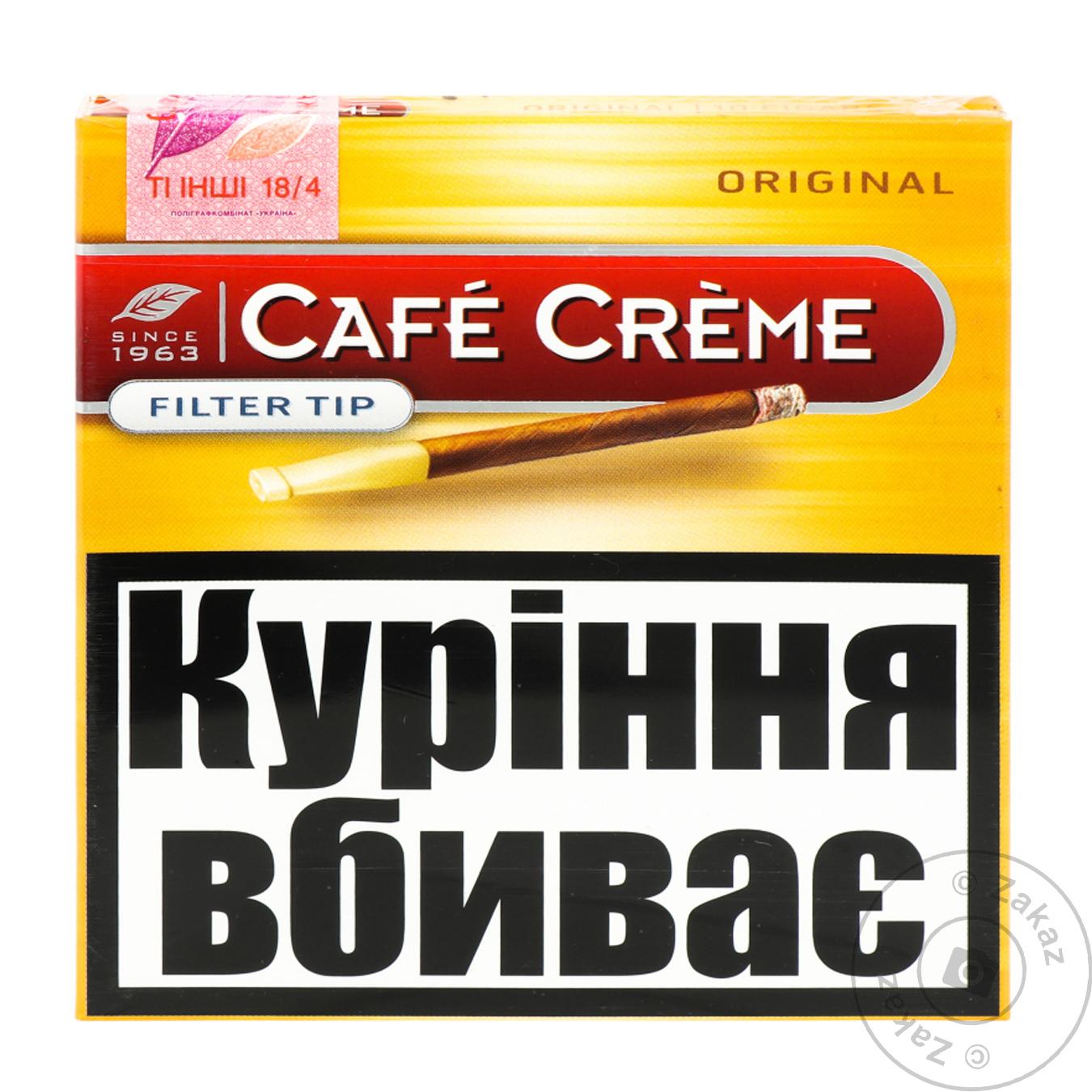 

Сигары Cafe Creme filter tip origin