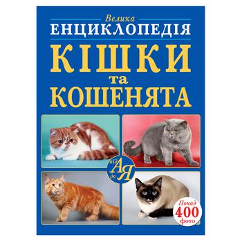 Книга Большая энциклопедия Кошки и котята от А до Я - купить, цены на КОСМОС - фото 1