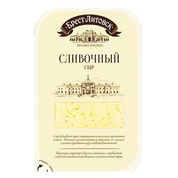 Сир Брест-Литовськ Вершковий нарізаний 50% 150г - купити, ціни на NOVUS - фото 1