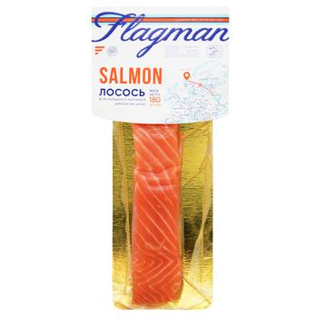 Flagman Cold Smoked Salmon Fillet Piece 180g - buy, prices for MegaMarket - photo 1