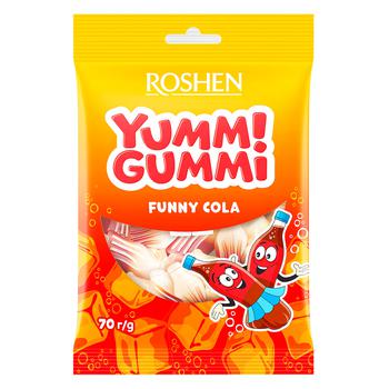 Цукерки желейні Funny Cola Yummi Gummi Рошен 70г