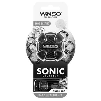 Освіжувач повітря Winso Sonic мембранний на дефлектор Black Ice 531120 - купити, ціни на Таврія В - фото 1