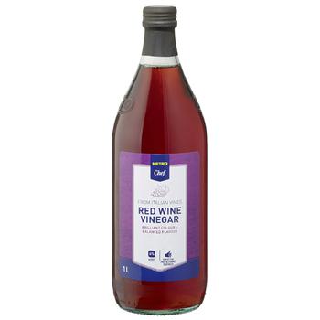 Metro Chef Red Wine Vinegar 6% 1l - buy, prices for METRO - photo 1