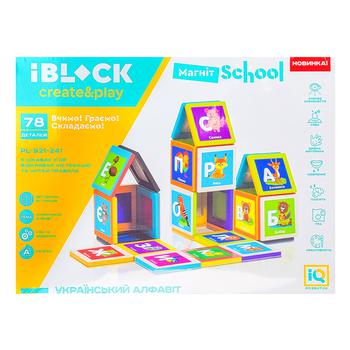 Игрушка Iblock конструктор магнитный PL-921-241 - купить, цены на ULTRAMARKET - фото 1