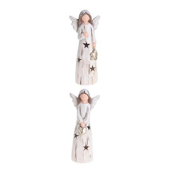 Koopman Angel Figure with Backlight with Stars 24cm in Assortment - buy, prices for - photo 1