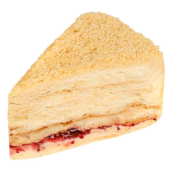 Тістечко Наполеон із заварним кремом і журавлиною - купити, ціни на NOVUS - фото 1