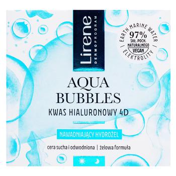 Гидро-гель для лица Lirene Aqua Bubbles 50мл - купить, цены на NOVUS - фото 3