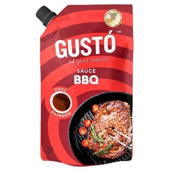 Соус Gusto Барбекю 180г - купить, цены на ЕКО Маркет - фото 1