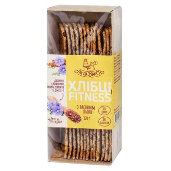 Хлібці Ay Da Baker Fitness з насінням льону 120г
