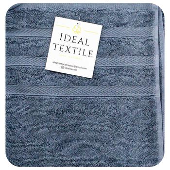 Полотенце Ideal Textile серое 500г/м2 50*100см - купить, цены на Auchan - фото 1