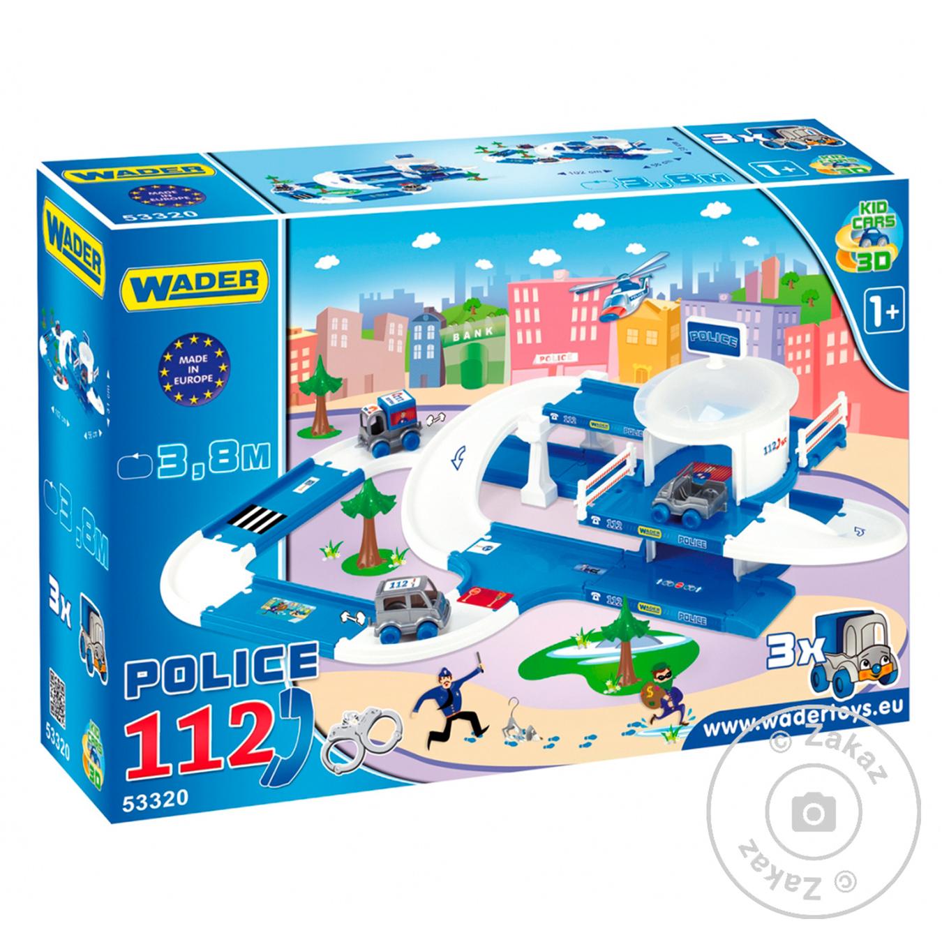 

Набор игровой Wader Kid Cars 3D Полиция