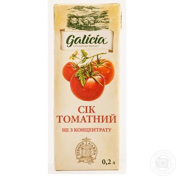 Juice Galicia tomato salt with pulp 200ml - buy, prices for MegaMarket - photo 1