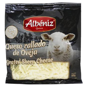 Albeniz Sheep Grated Cheese 45% 80g - buy, prices for - photo 1