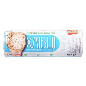 Zdravo Wheat - Oat Bread Briquetted 90g - buy, prices for Tavria V - photo 1