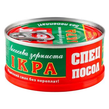 Ікра лососева Спецпосол зерниста 90г - купити, ціни на NOVUS - фото 1