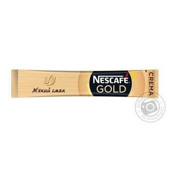 Nescafe Gold Crema Instant Coffee 1.8g - buy, prices for MegaMarket - photo 1