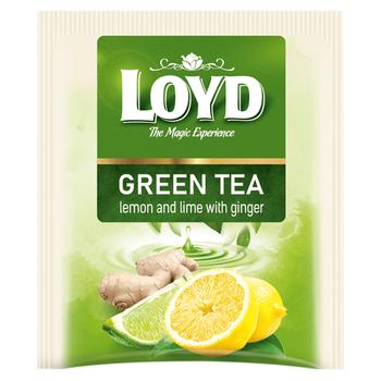 Loyd Green Tea with Lime Lemon and Ginger 1.7g*20pcs - buy, prices for NOVUS - photo 3