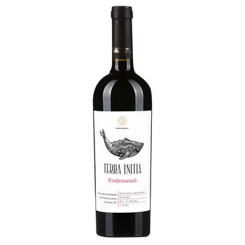 Вино Terra Initia Kindzmarauli красное полусладкое 11,5% 0,75л - купить, цены на За Раз - фото 1