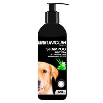 Шампунь Unicum для собак с маслом алоэ вера 200мл - купить, цены на Grono - фото 1