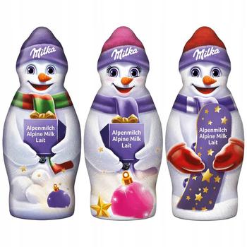 Шоколадная фигурка Milka Снеговик 50г - купить, цены на Таврия В - фото 1