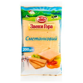 Сир Звени Гора Сметанковий 50% 200г - купити, ціни на МегаМаркет - фото 1