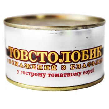 Товстолобик Рибацька Артіль обсмажений з квасолею у томатному соусі 230г - купити, ціни на КОСМОС - фото 1