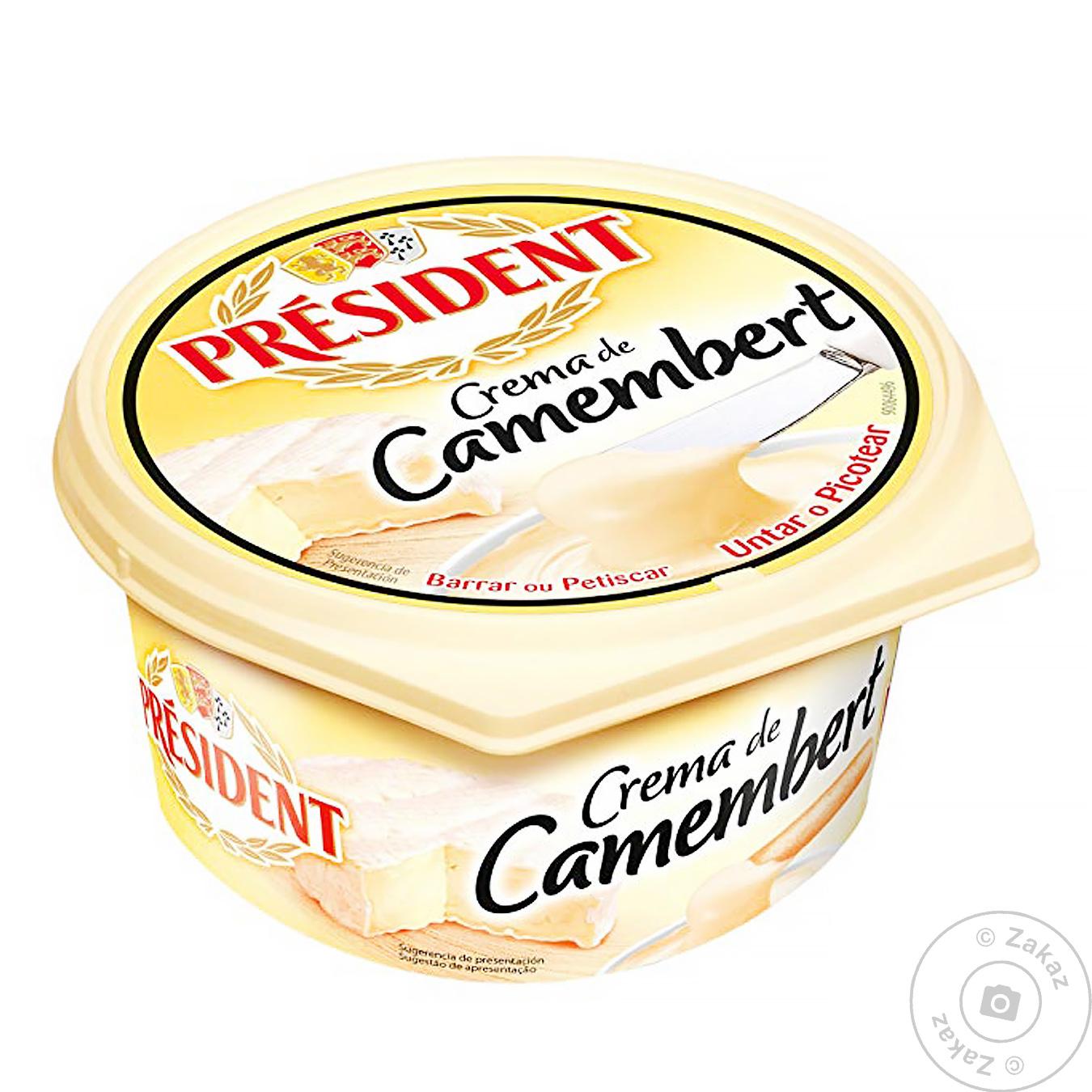 

Сливочный сыр President из камамбера 55% 125г