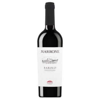 Marrone Barolo DOCG Red Dry Wine 14.5% 0.75l - buy, prices for NOVUS - photo 1