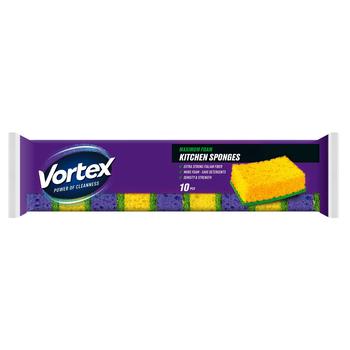 Vortex Kitchen Sponge 10pcs - buy, prices for MegaMarket - photo 1