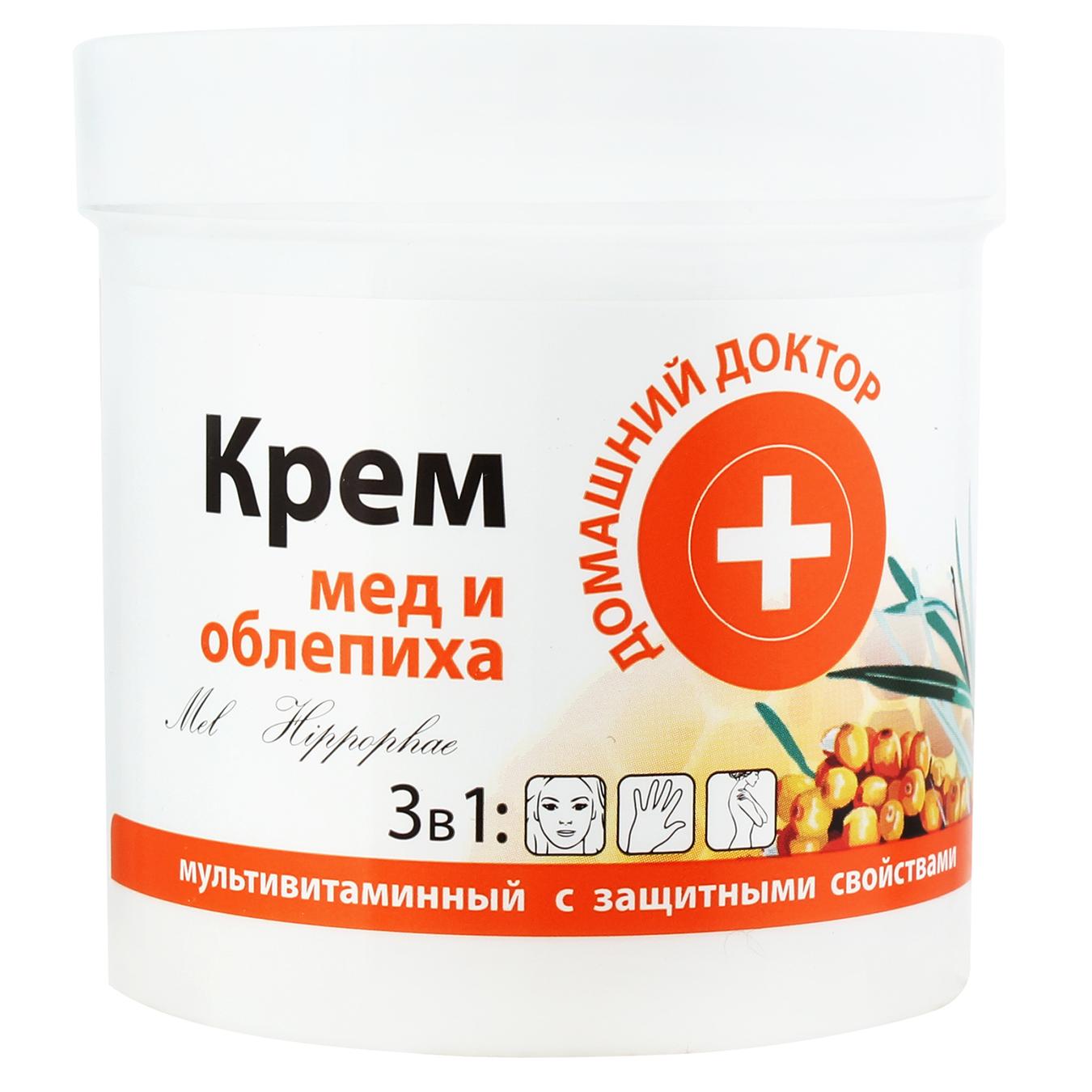 

Крем Домашний доктор Мед и облепиха 250мл