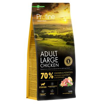 Profine Dry Food with Chicken and Potatoes for Adult Dogs of Large Breeds 12kg - buy, prices for NOVUS - photo 1