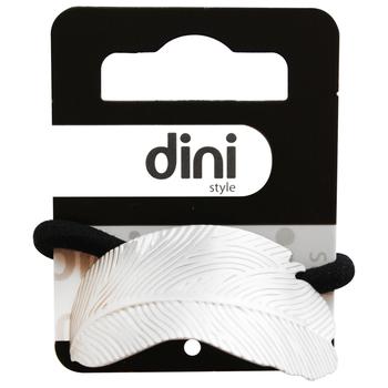 Dini Silver Star Feather Hair Elastic