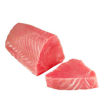 Frozen Skinless Tuna Loins 2+