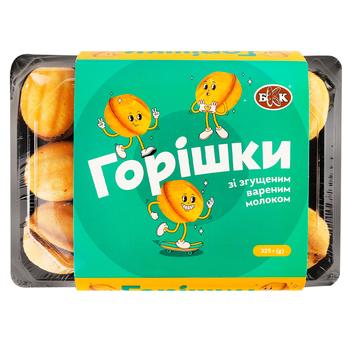 BKK Nuts Cookies with Boiled Condensed Milk 325g - buy, prices for NOVUS - photo 1