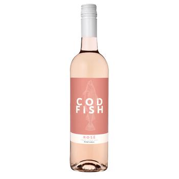 Вино Codfish рожеве напівсухе 11% 0,75л