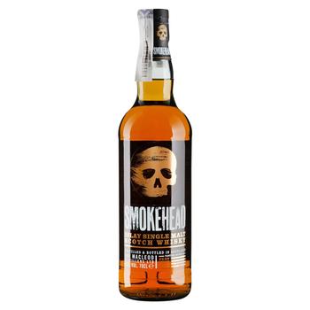 Smokehead Single Melt Whiskey 43% 0.7l in tube