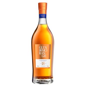 Виски Glenmorangie 18 лет 43% 0.7л - купить, цены на WINETIME - фото 1