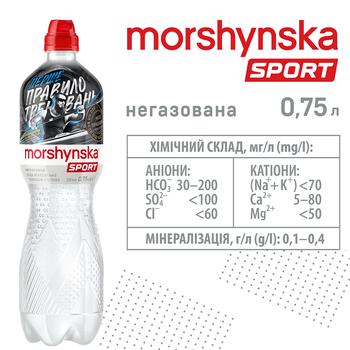 Вода минеральная Моршинская Спорт негазированная 0,75л купить от 21.20 ...