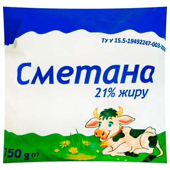 Сметана 21% 350г