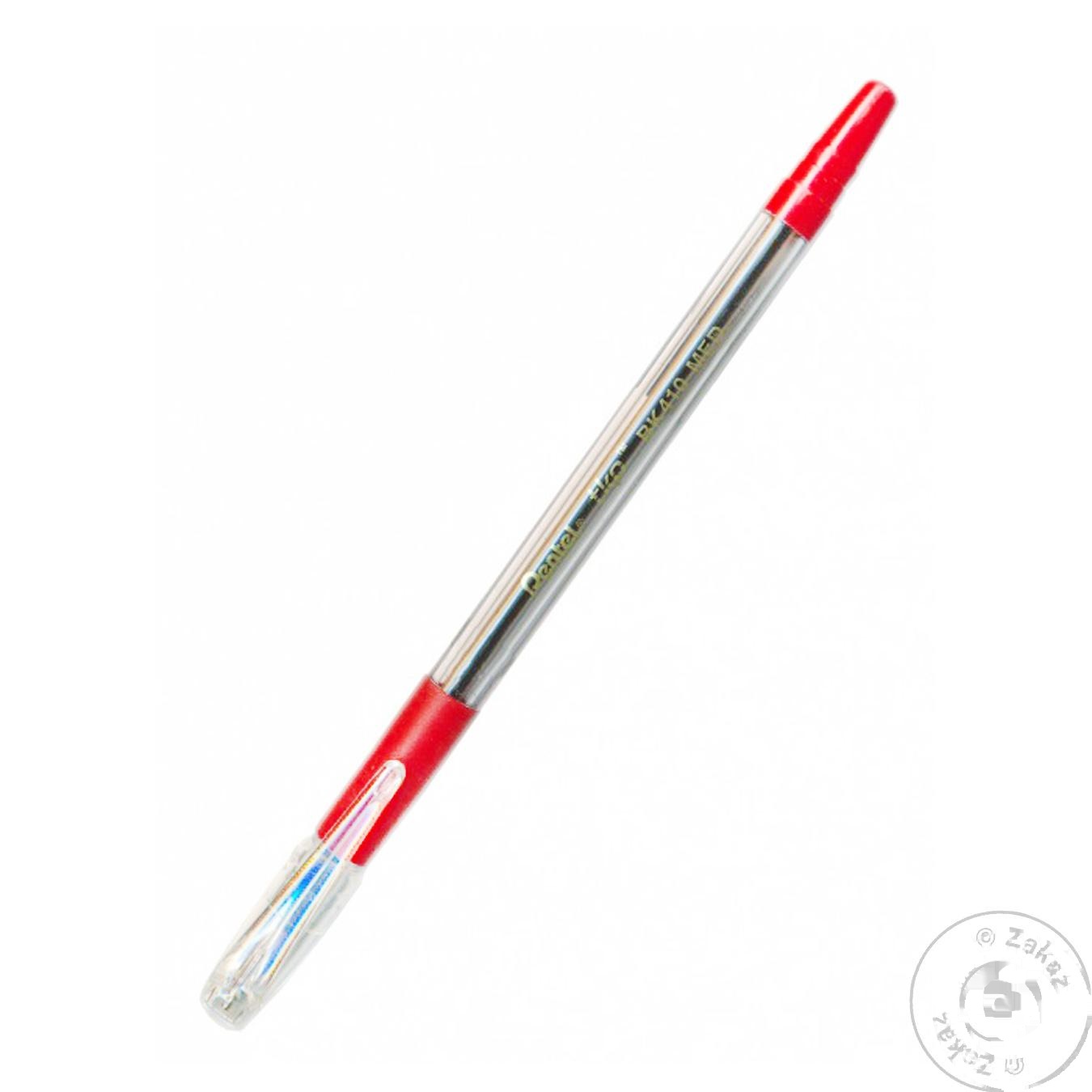 

Ручка шариковая Pentel BK 410-B красная