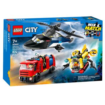 Конструктор Lego City Ремикс вертолетов, пожарных машин и подводных лодок 60462 - купить, цены на NOVUS - фото 1